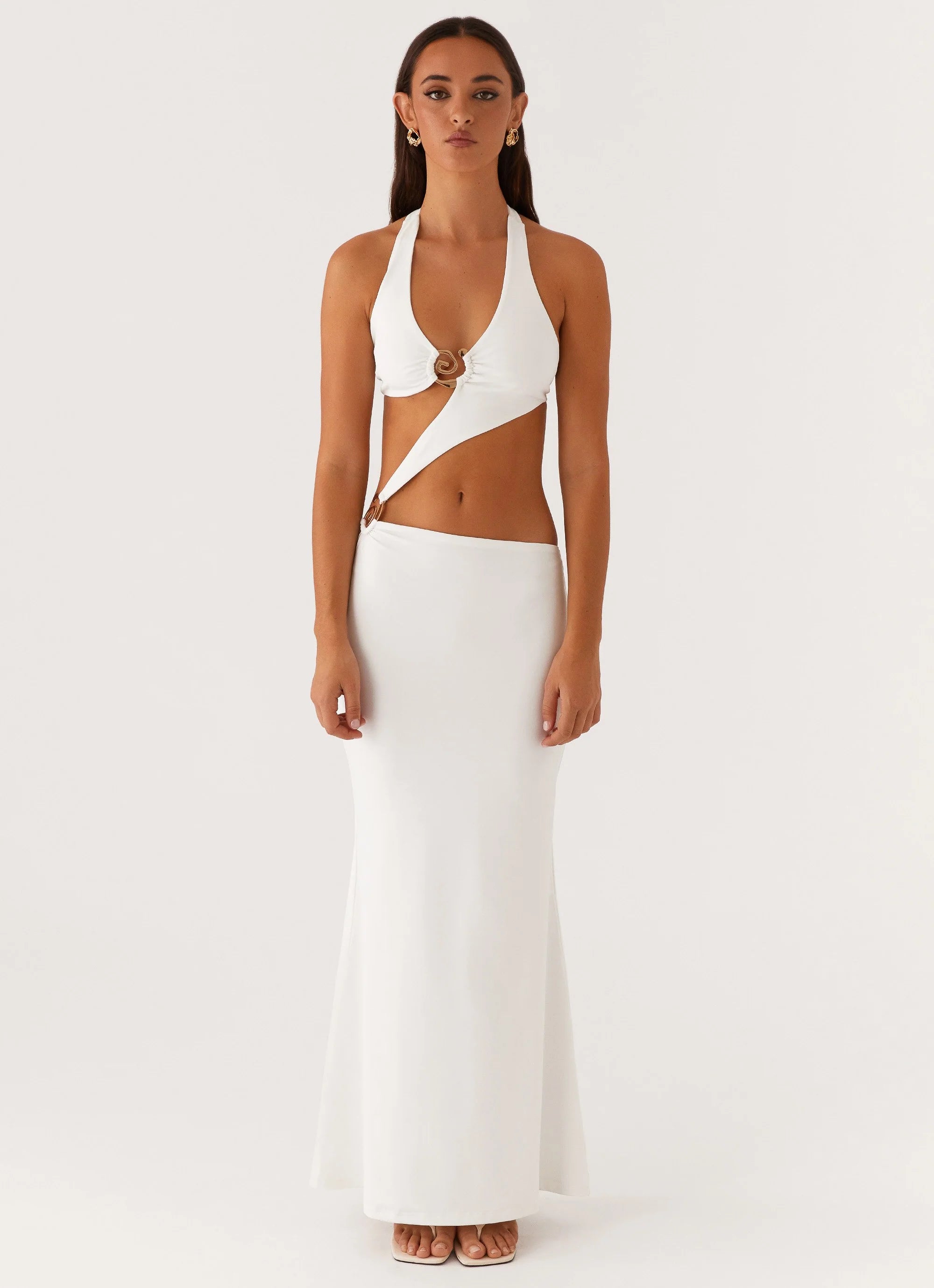 World Series Maxi Dress - White