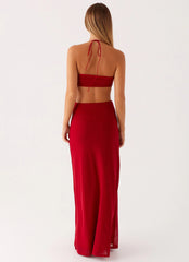 Hallie Maxi Dress - Red