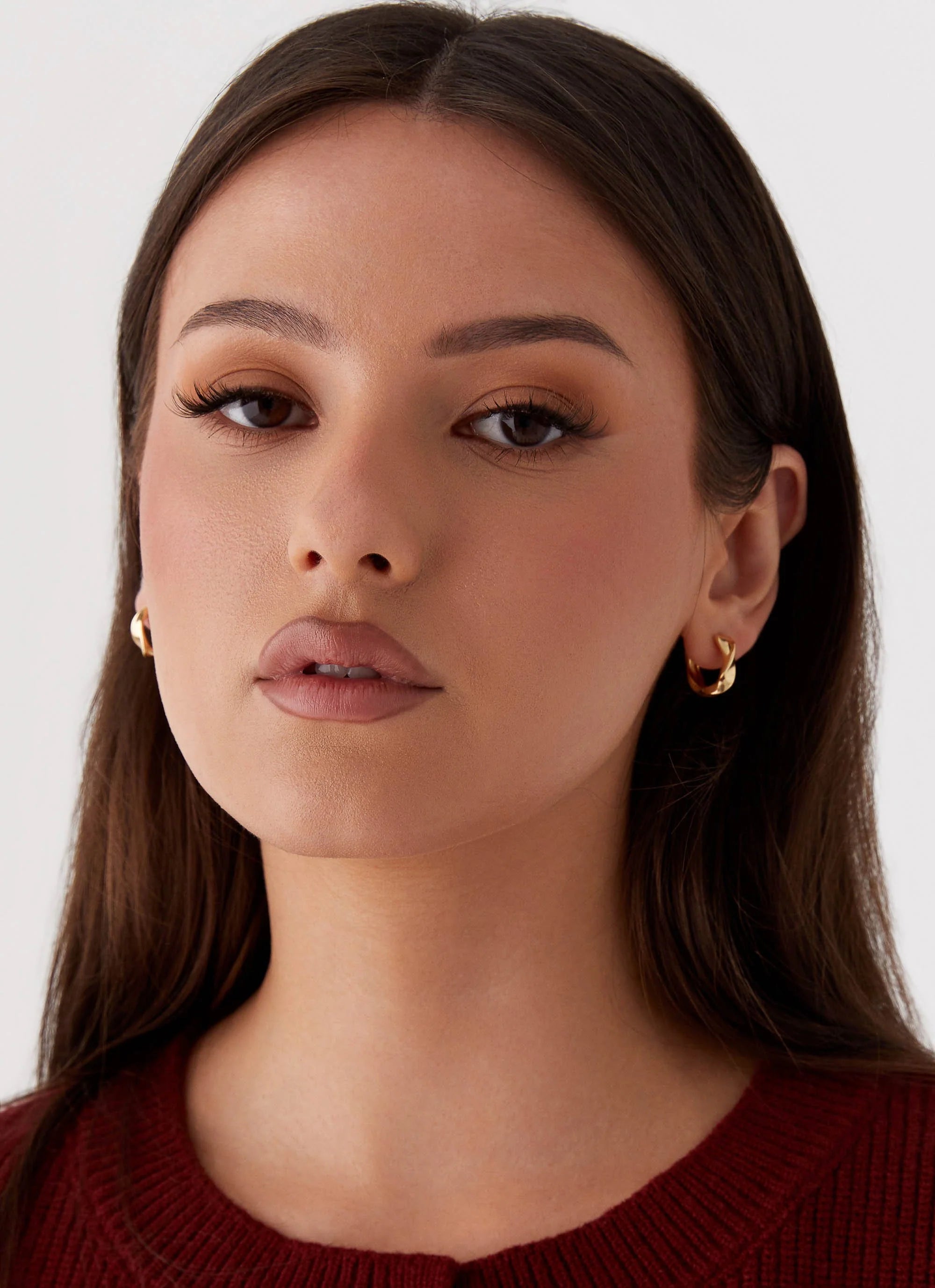 Jacquie Hoop Earrings - Gold