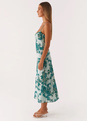 Love Song Midi Dress - Cloud Nine Floral