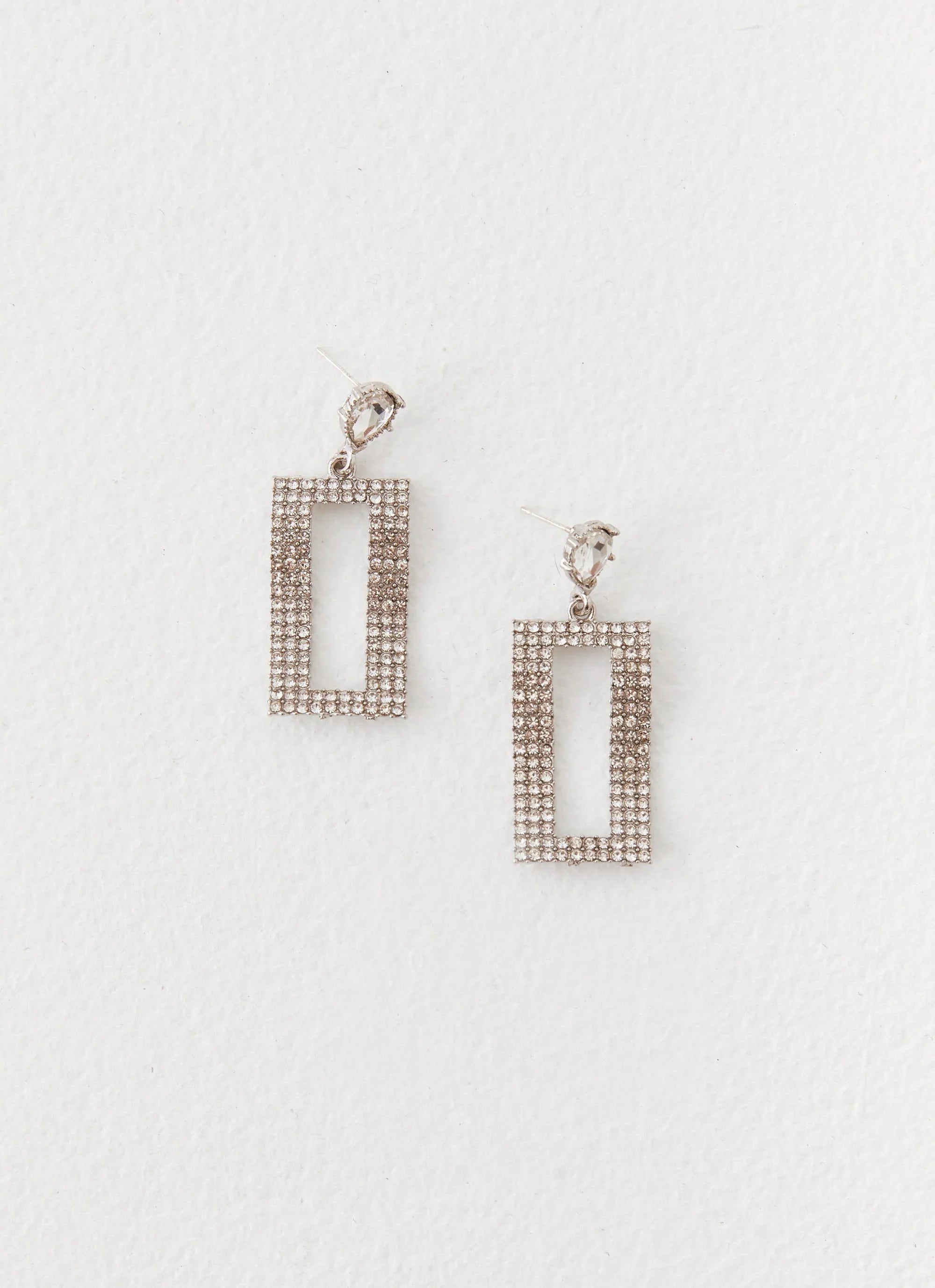 Logan Earrings - Silver