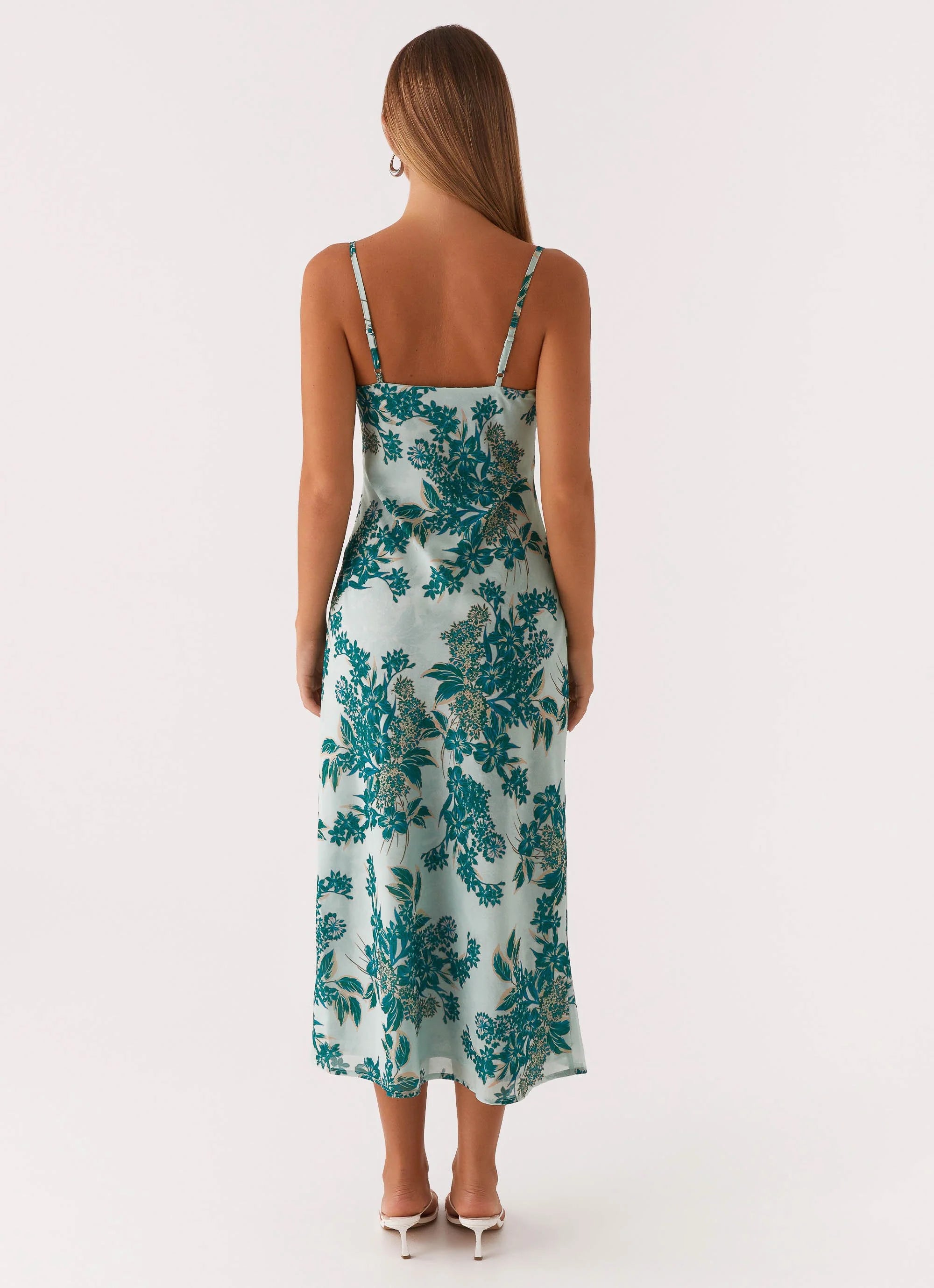 Love Song Midi Dress - Cloud Nine Floral