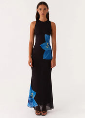 Manhattan Nights Maxi Dress - Black