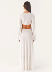 Coastal Maxi Dress - White