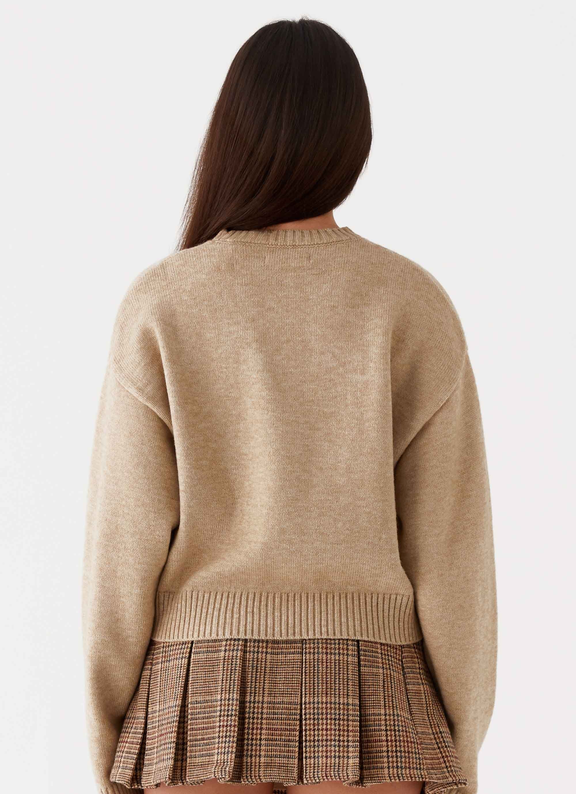 Monika Oversized Jumper - Beige