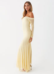 Maribel Maxi Dress - Yellow