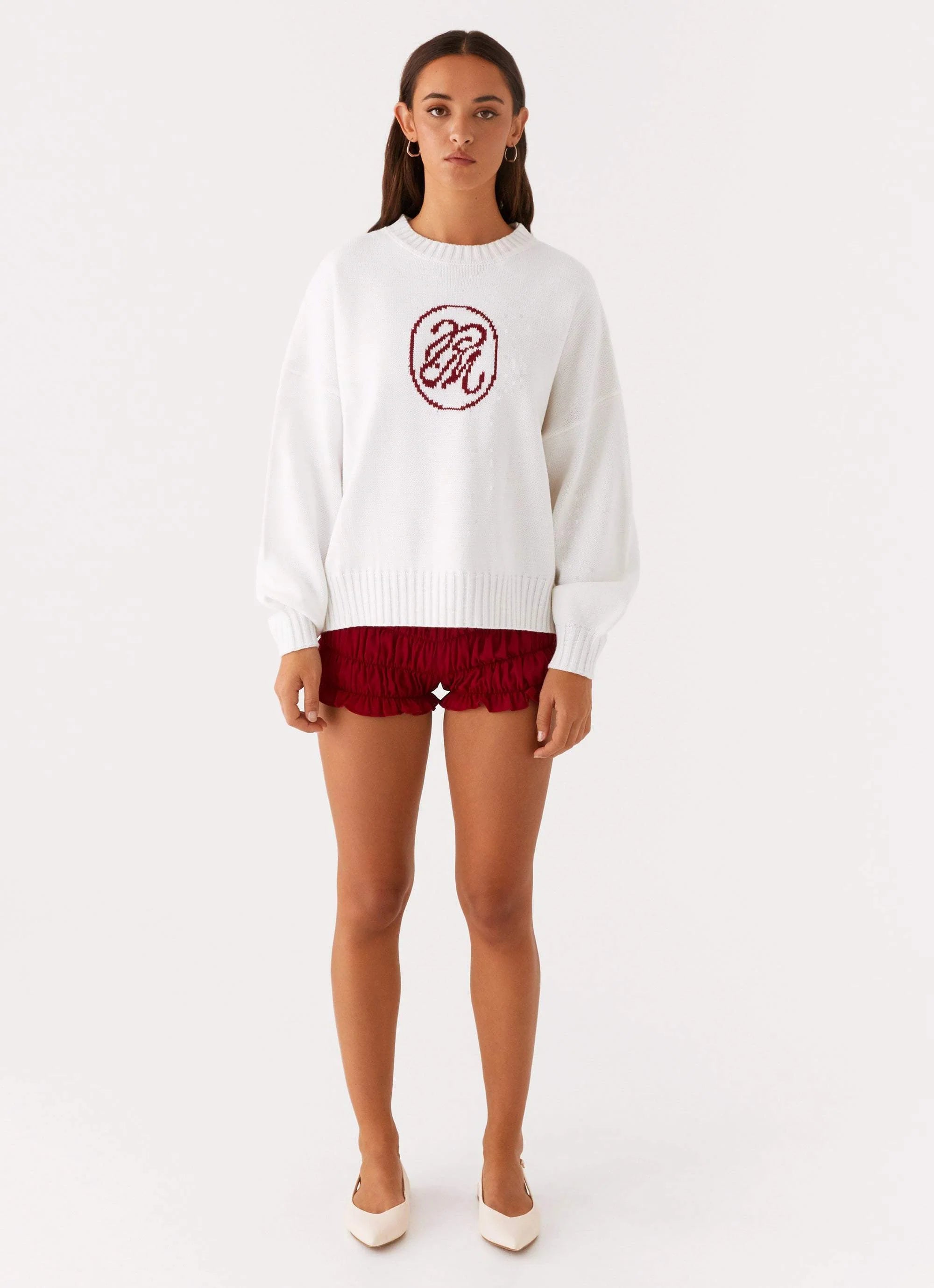 Autograph Oversized Sweater - Ivory