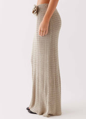 Kelcie Rose Crochet Maxi Skirt - Sage