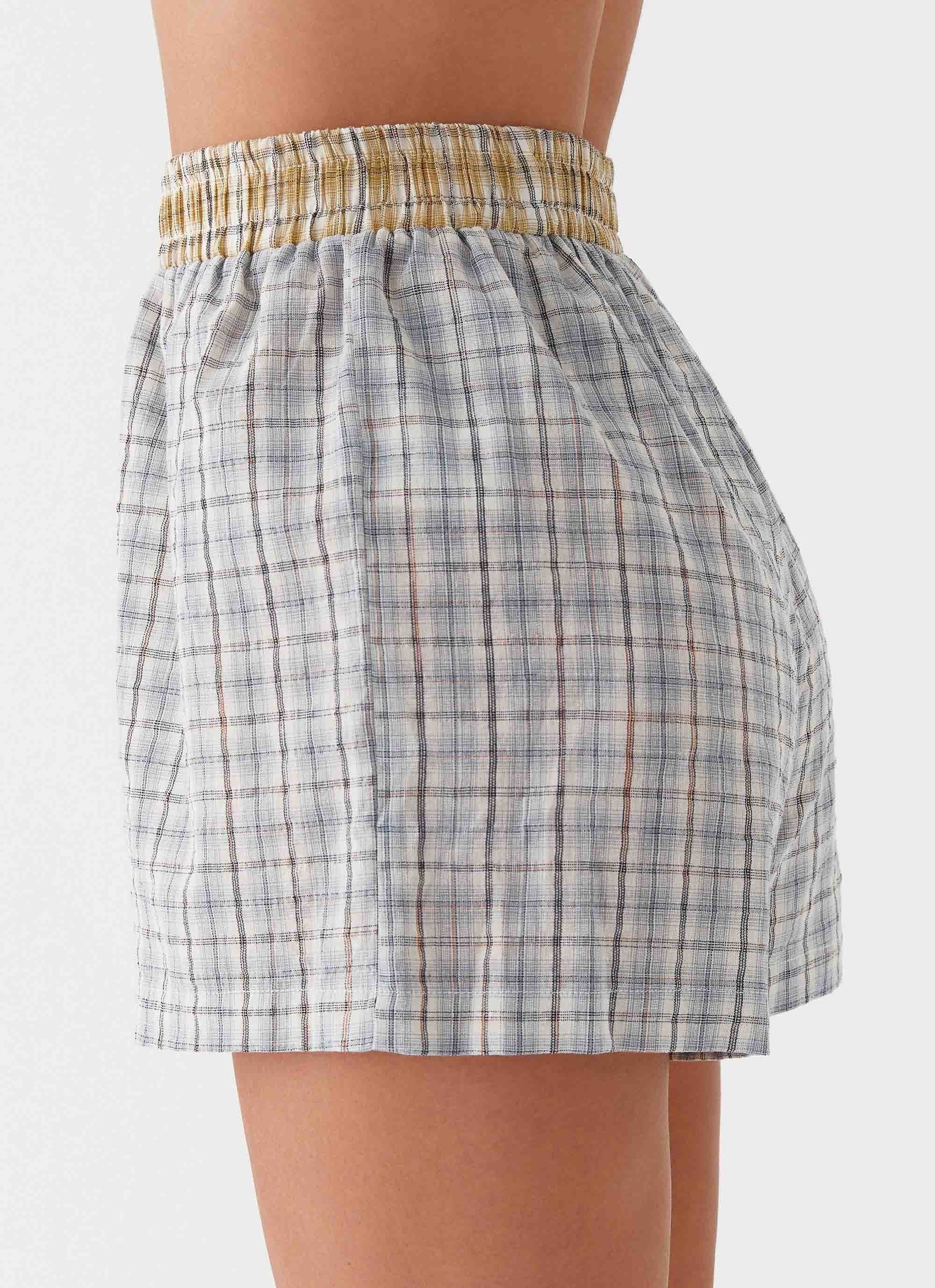 Harley Boxers - Grey Check