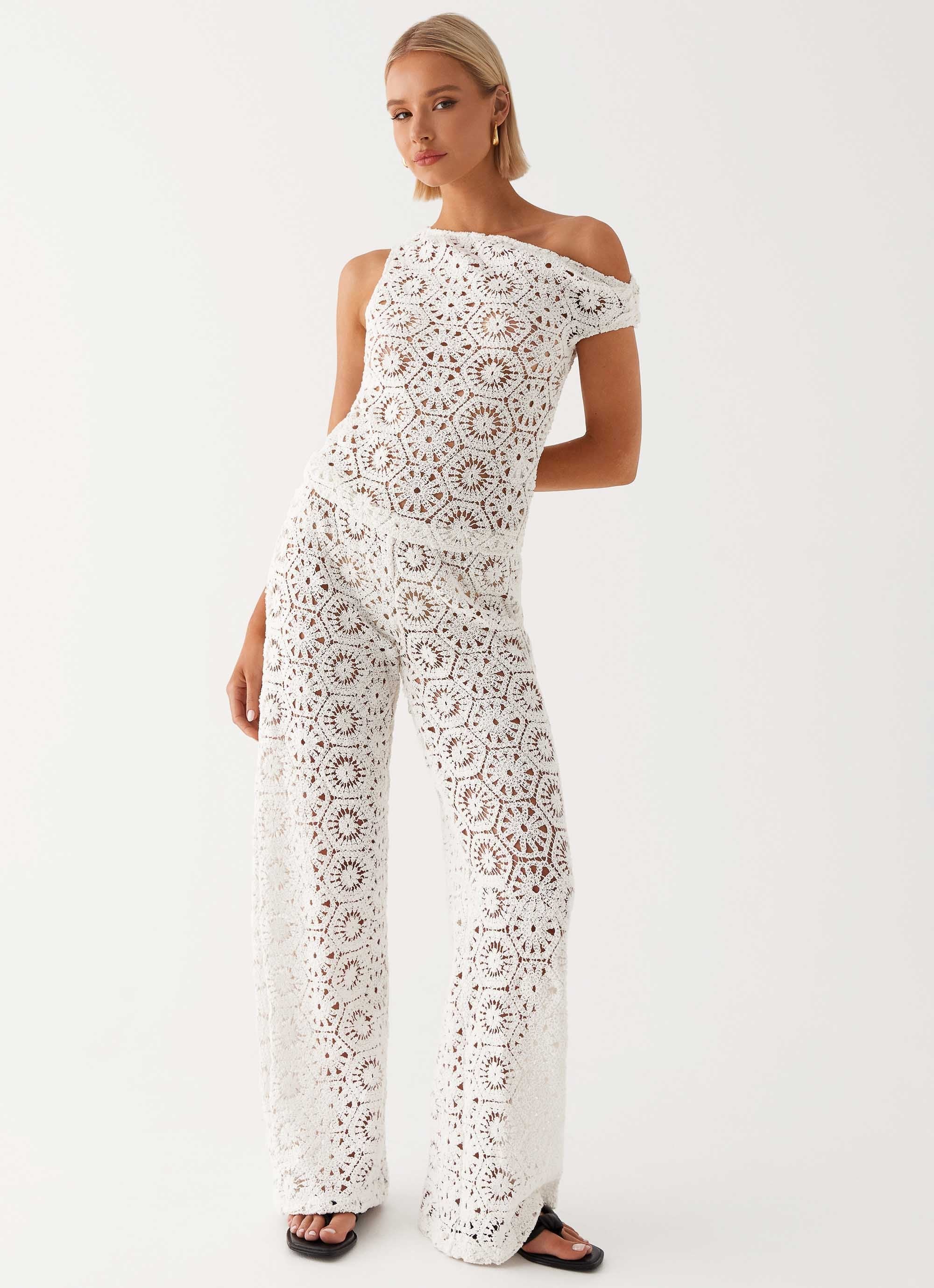 Ibiza Crochet Pants - Ivory