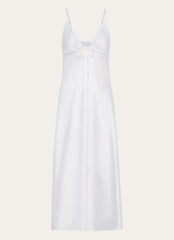 Take Note Midi Dress - White