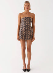 Oakleigh Mini Dress - Snake