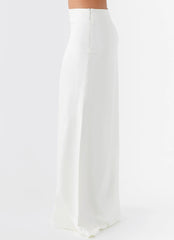 Morgan Low Rise Maxi Skirt - Ivory