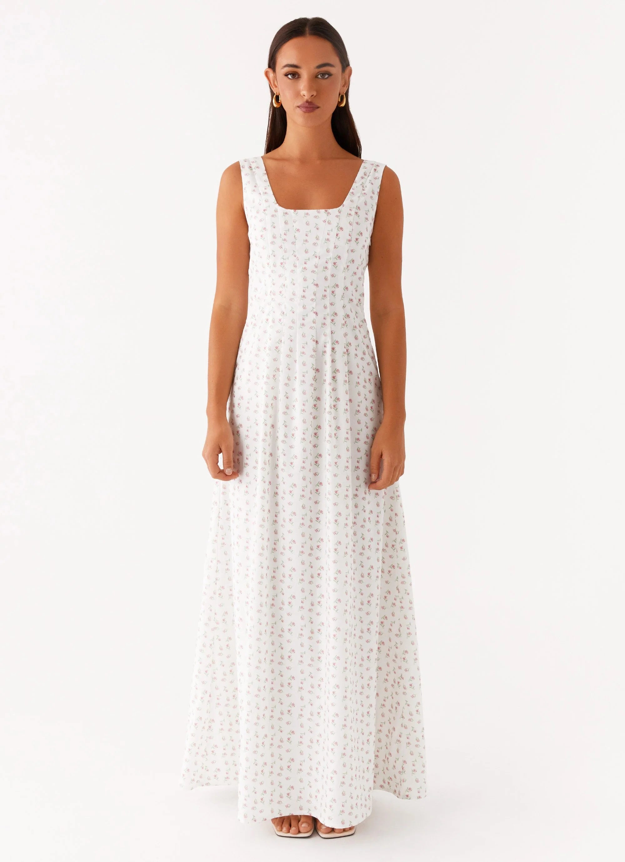 All My Love Maxi Dress - White Floral