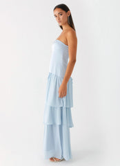 Our Story Maxi Dress - Pastel Blue