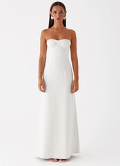 Tasmyn Bustier Maxi Dress - Stone