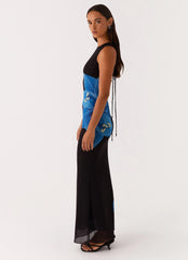 Manhattan Nights Maxi Dress - Black