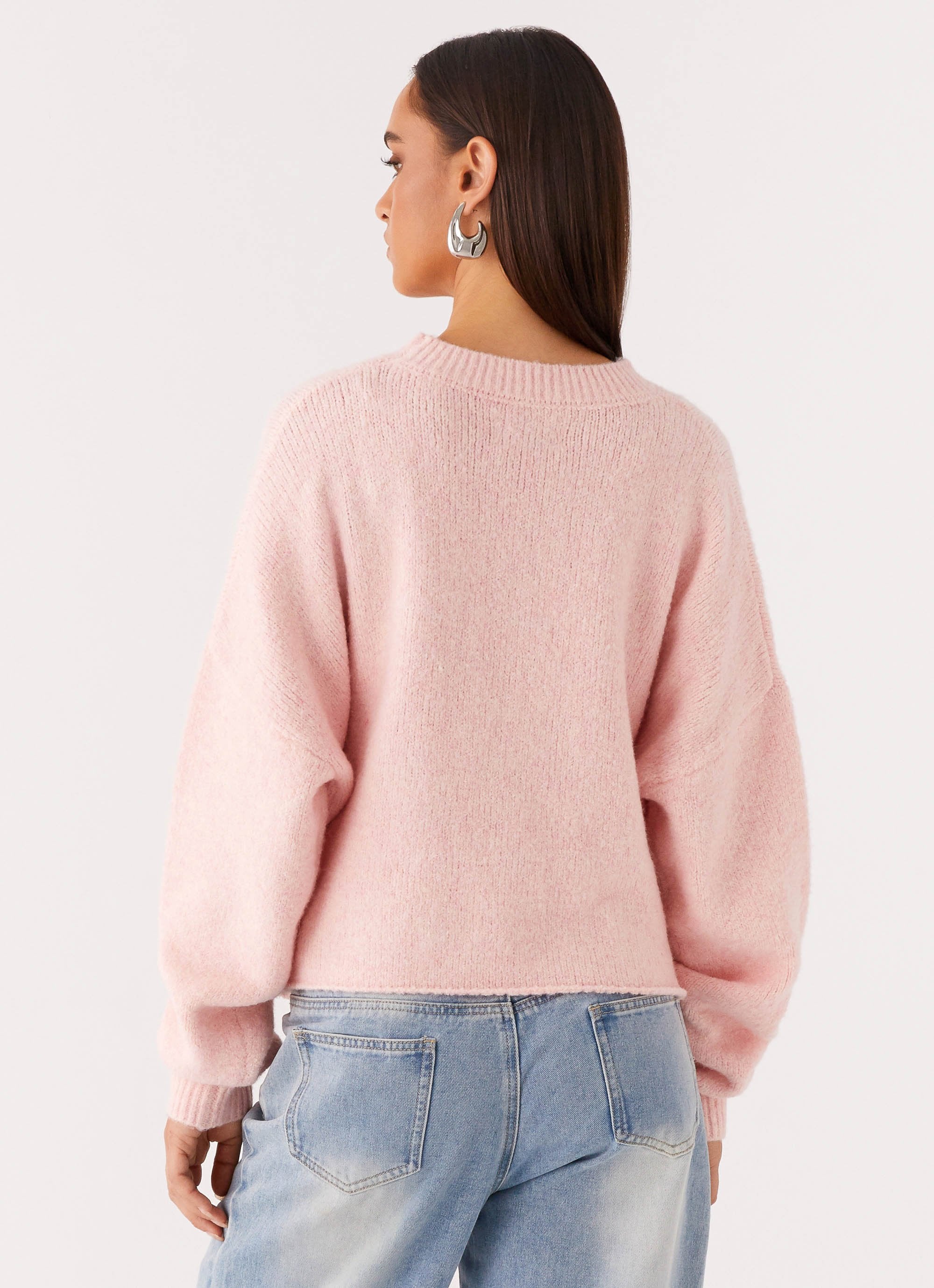 Lilah Knit Jumper - Pink