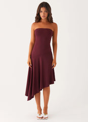 Juliana Midi Dress - Mulberry