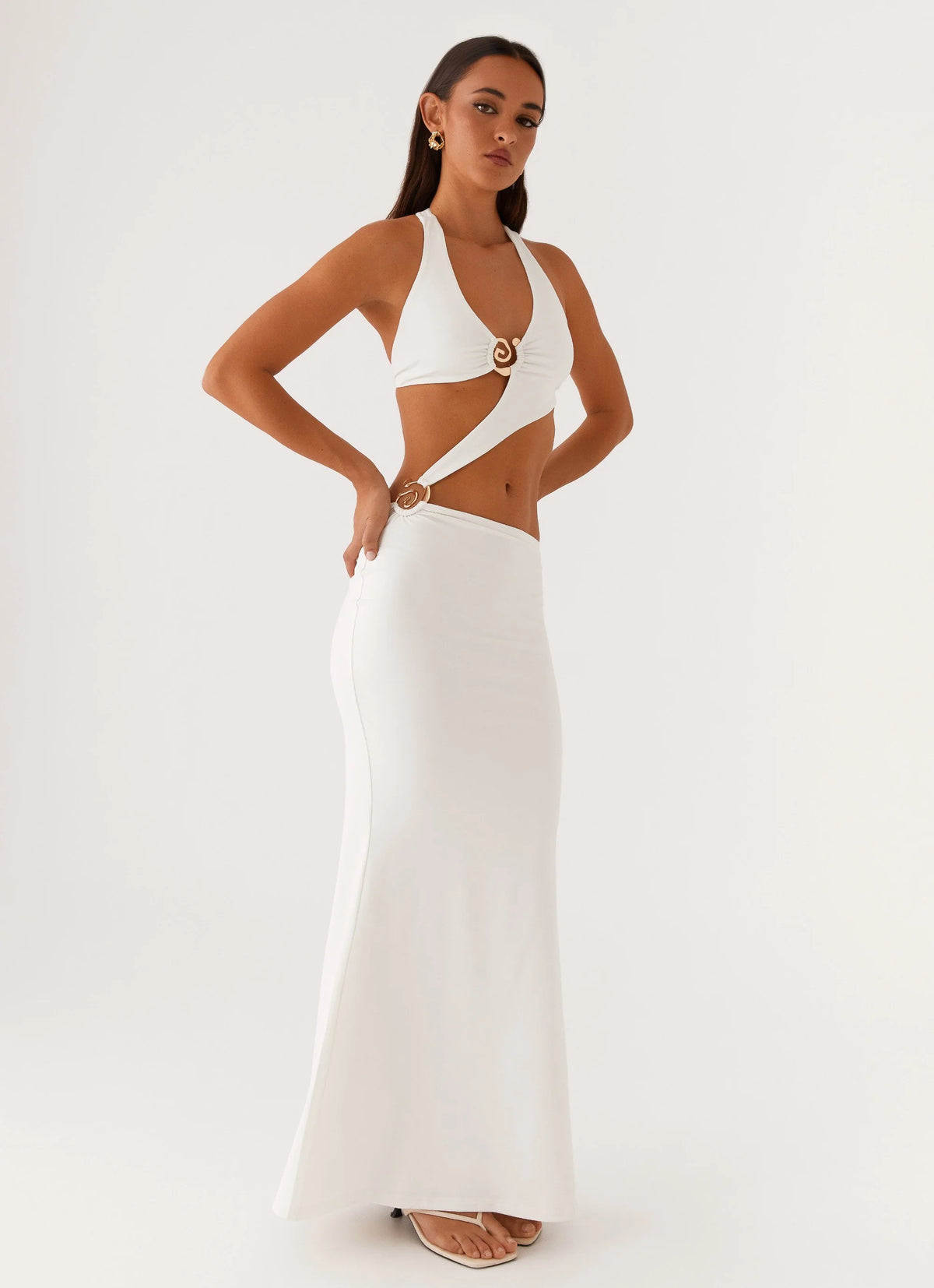 World Series Maxi Dress - White