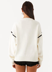 Tessa Knit Sweater - Ivory