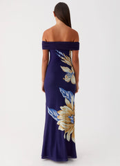 Got Your Attention Maxi Dress - Navy