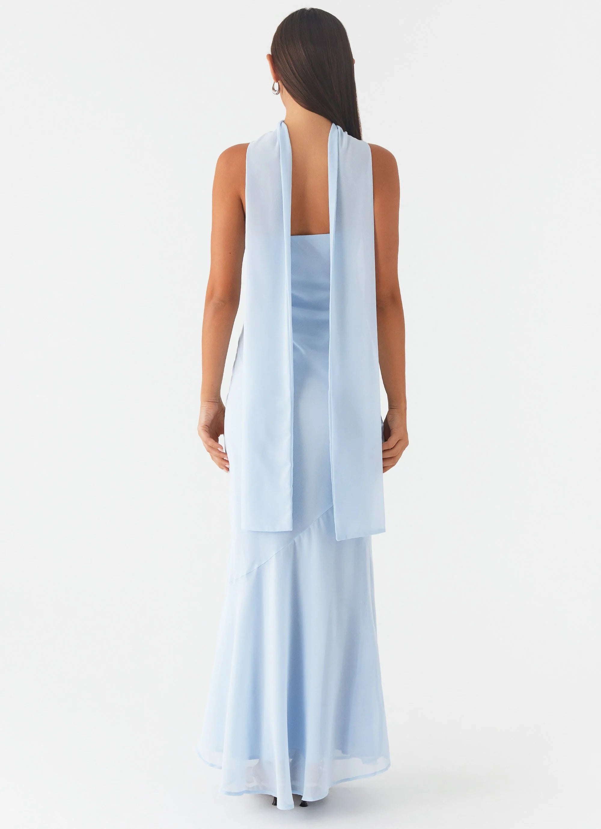 Under The Pagoda Maxi Dress - Blue