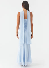 Under The Pagoda Maxi Dress - Blue