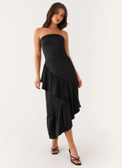 Beatrice Midi Dress - Black