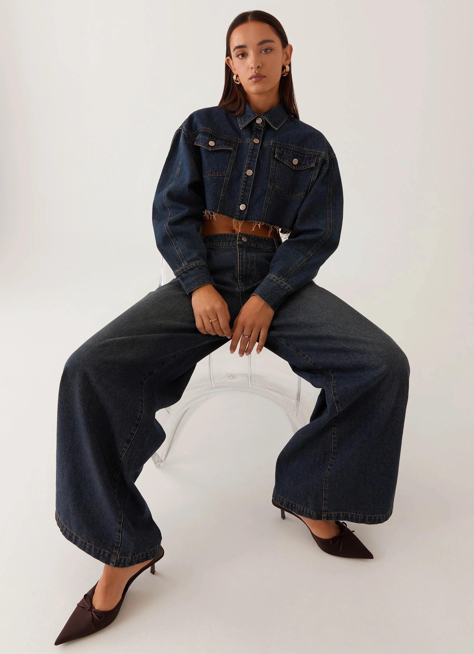 Colorado Wide Leg Jeans - Blue