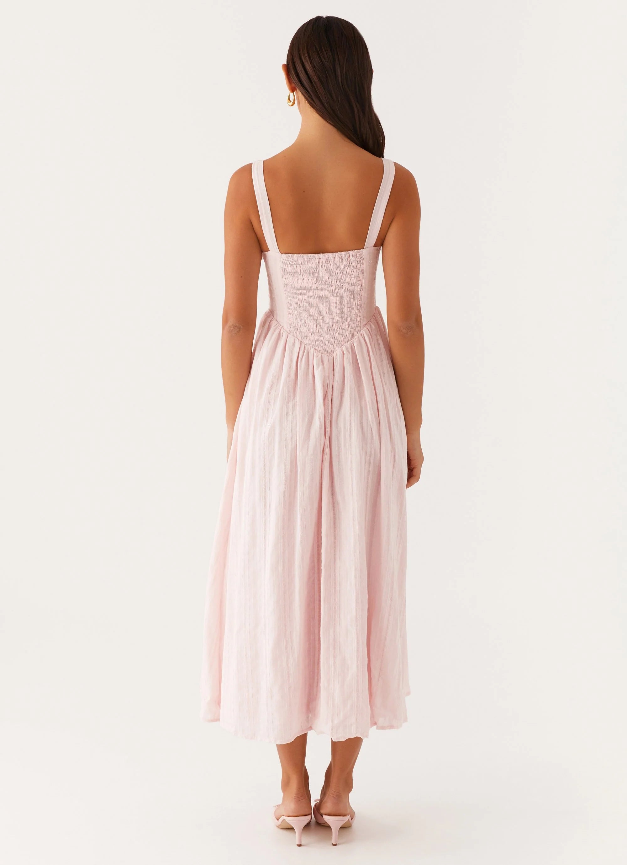 Pascuelle Midi Dress - Pink