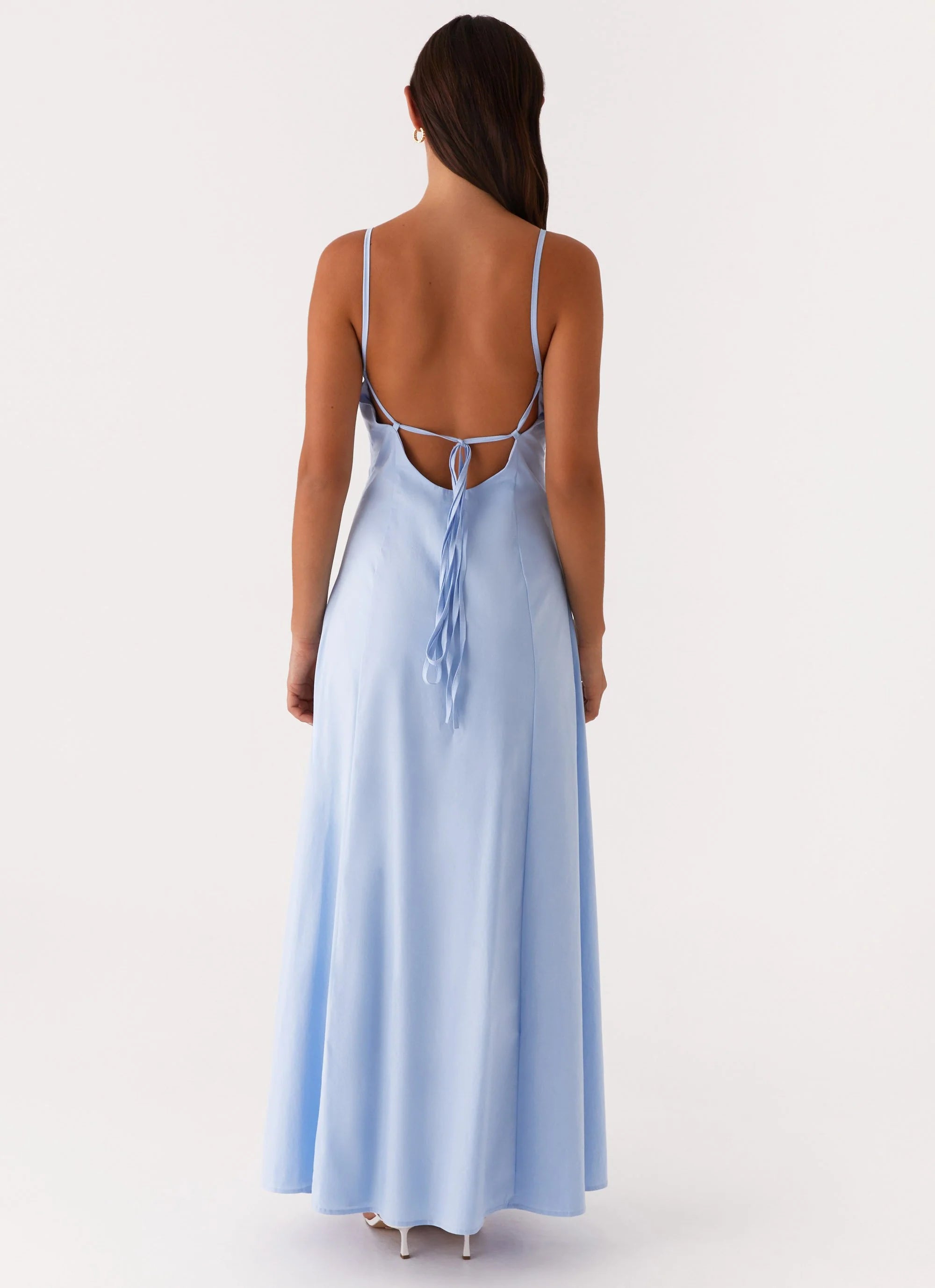 Clear As Day Maxi Dress - Blue