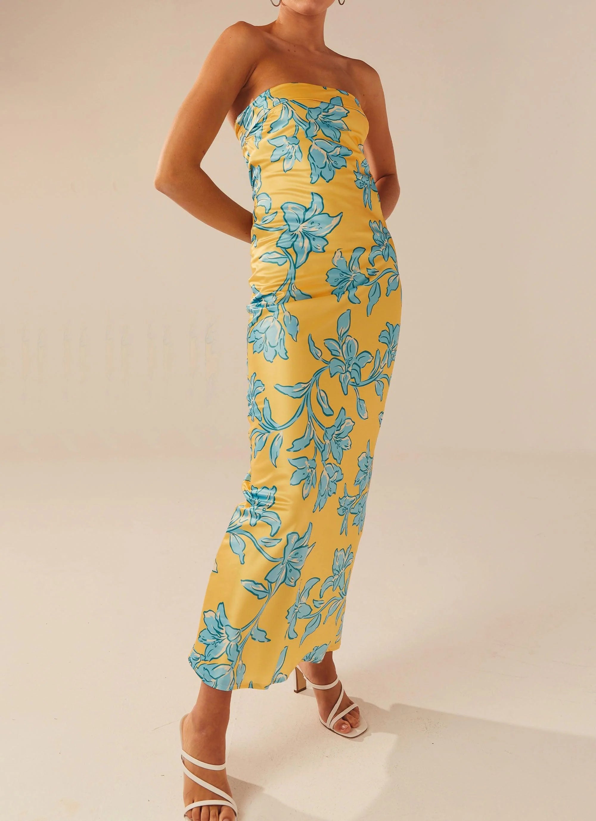 Summer Lover Maxi Dress - Golden Bloom