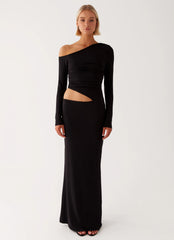 Good Vibrations Maxi Dress - Black