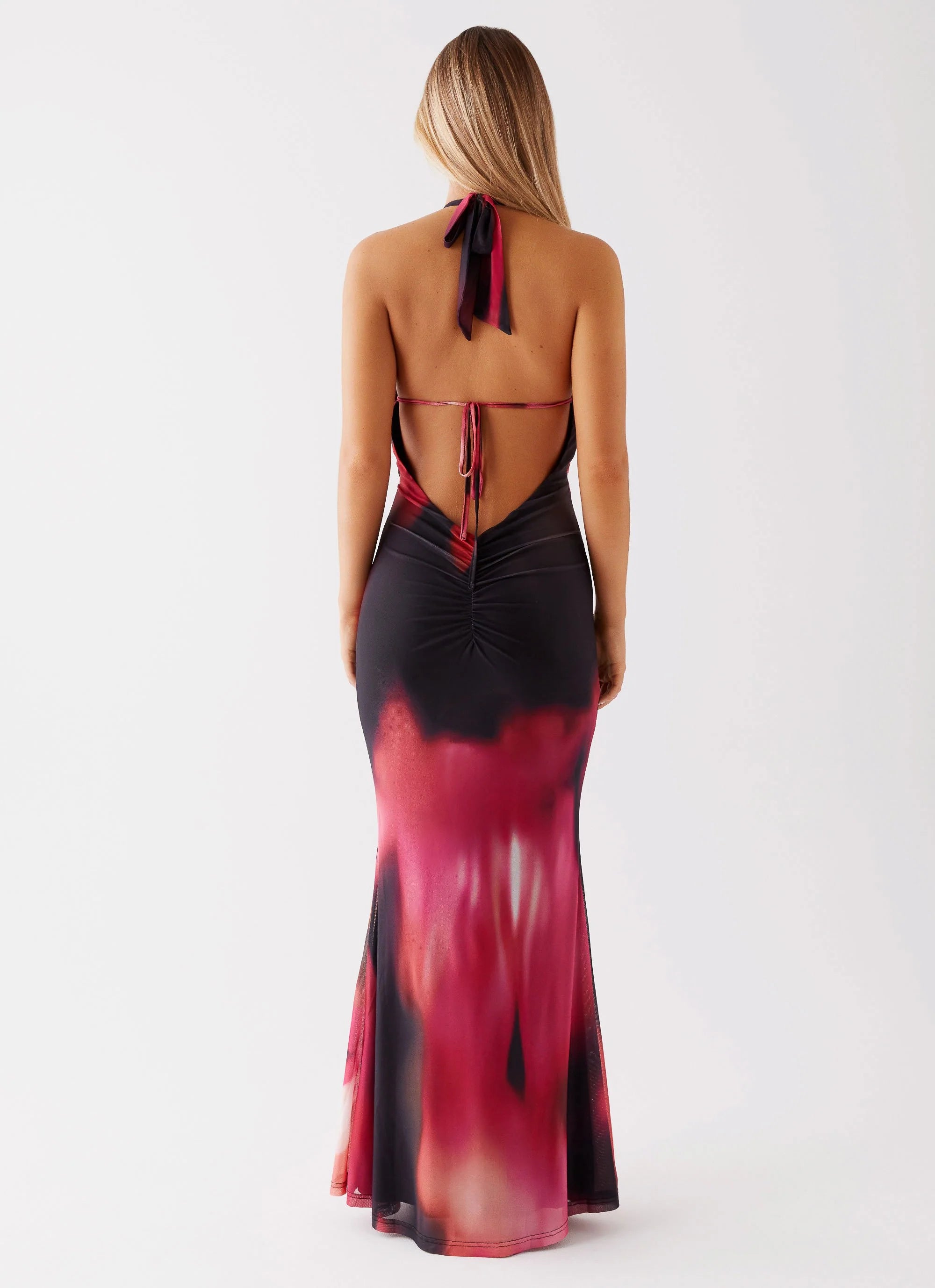 Rheanna Maxi Dress - Pink Print