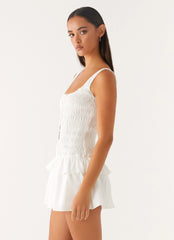 Aleena Mini Dress - White