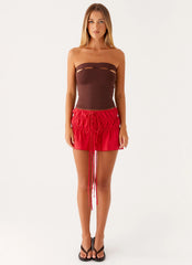 Fia Tube Top - Chocolate