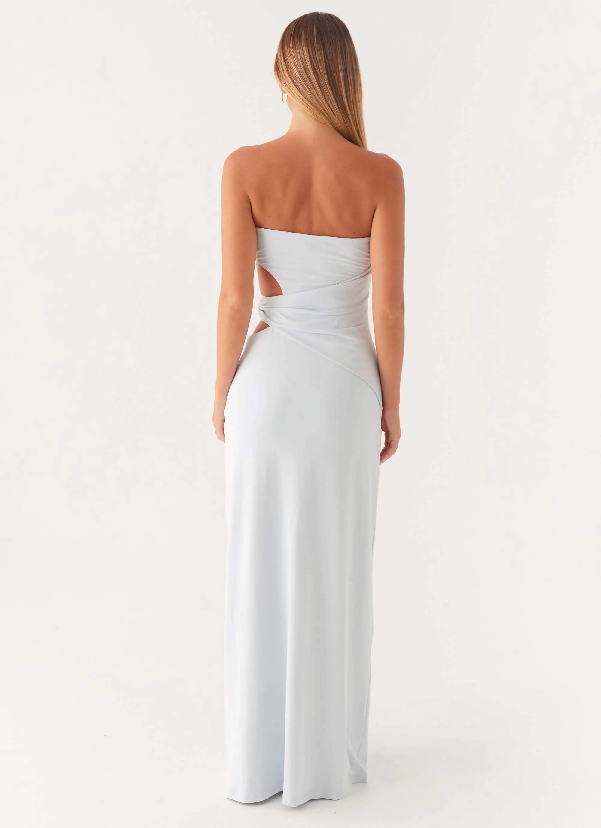 Anetta Maxi Dress - Pale Blue