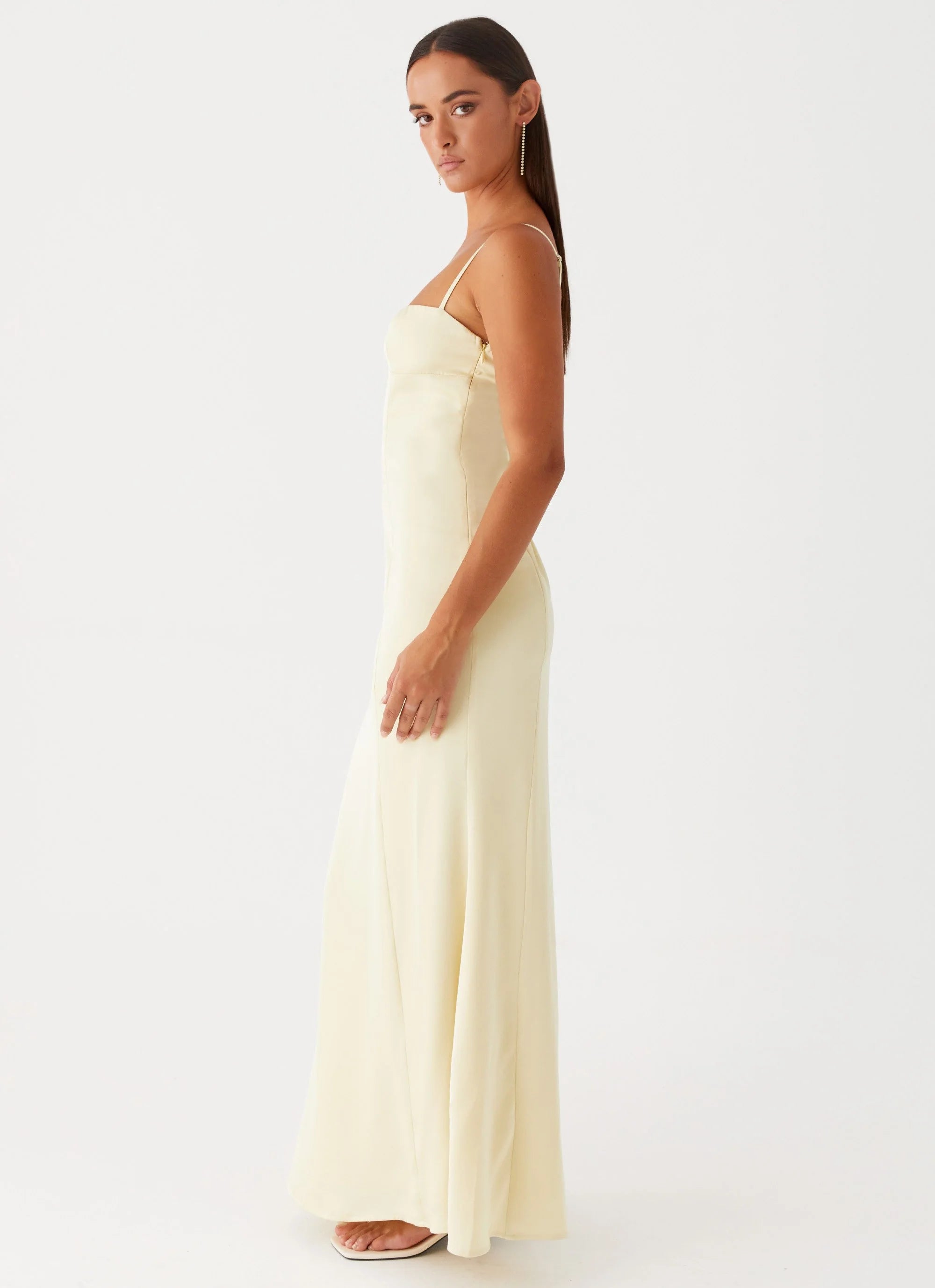 Miss Bloom Maxi Dress - Lemon