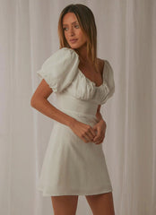 San Sebastian Mini Dress - White