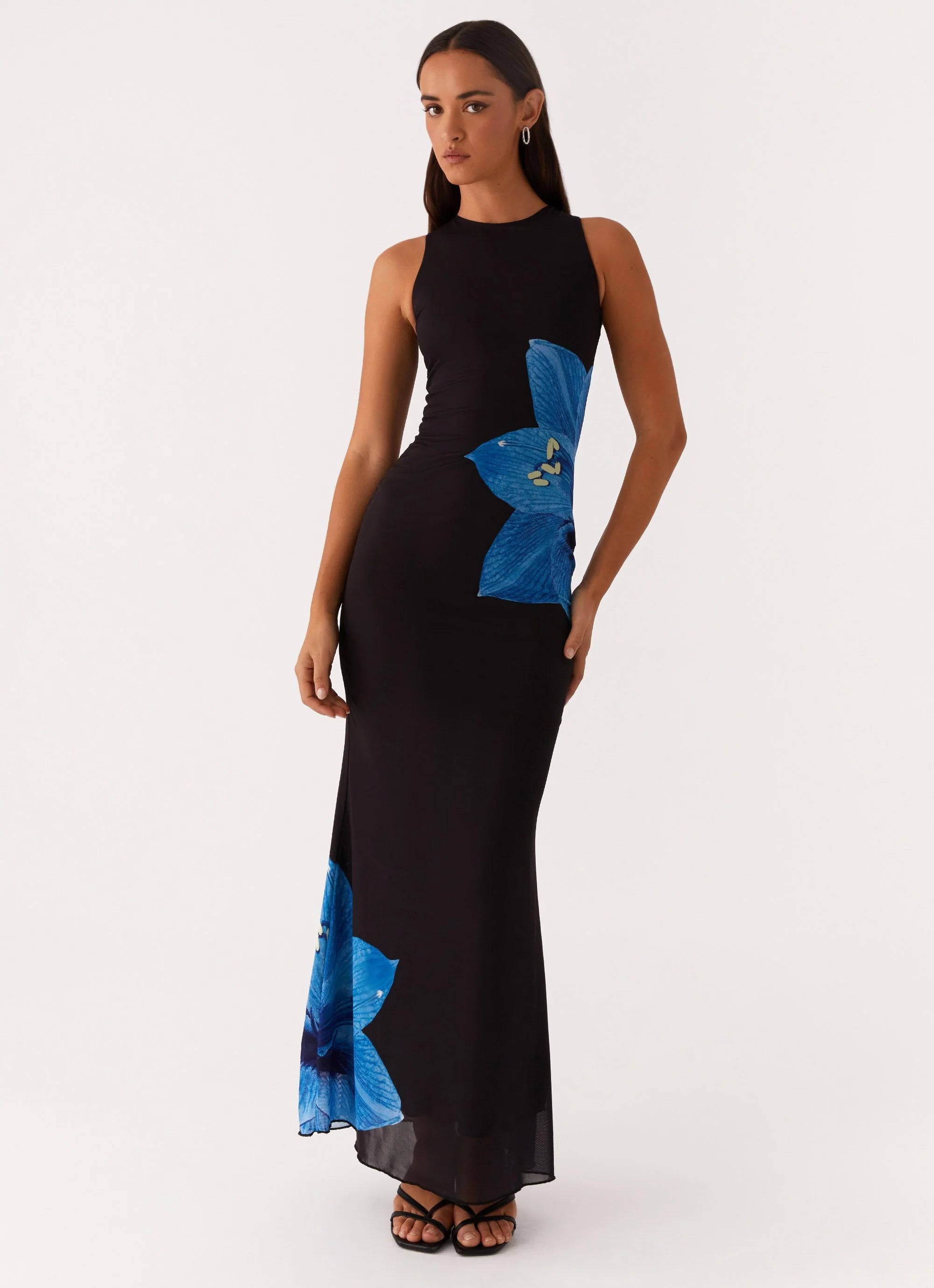 Manhattan Nights Maxi Dress - Black