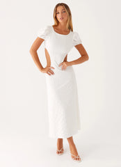 Myley Midi Dress - White