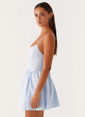 Tesoro Mio Mini Dress - Baby Blue