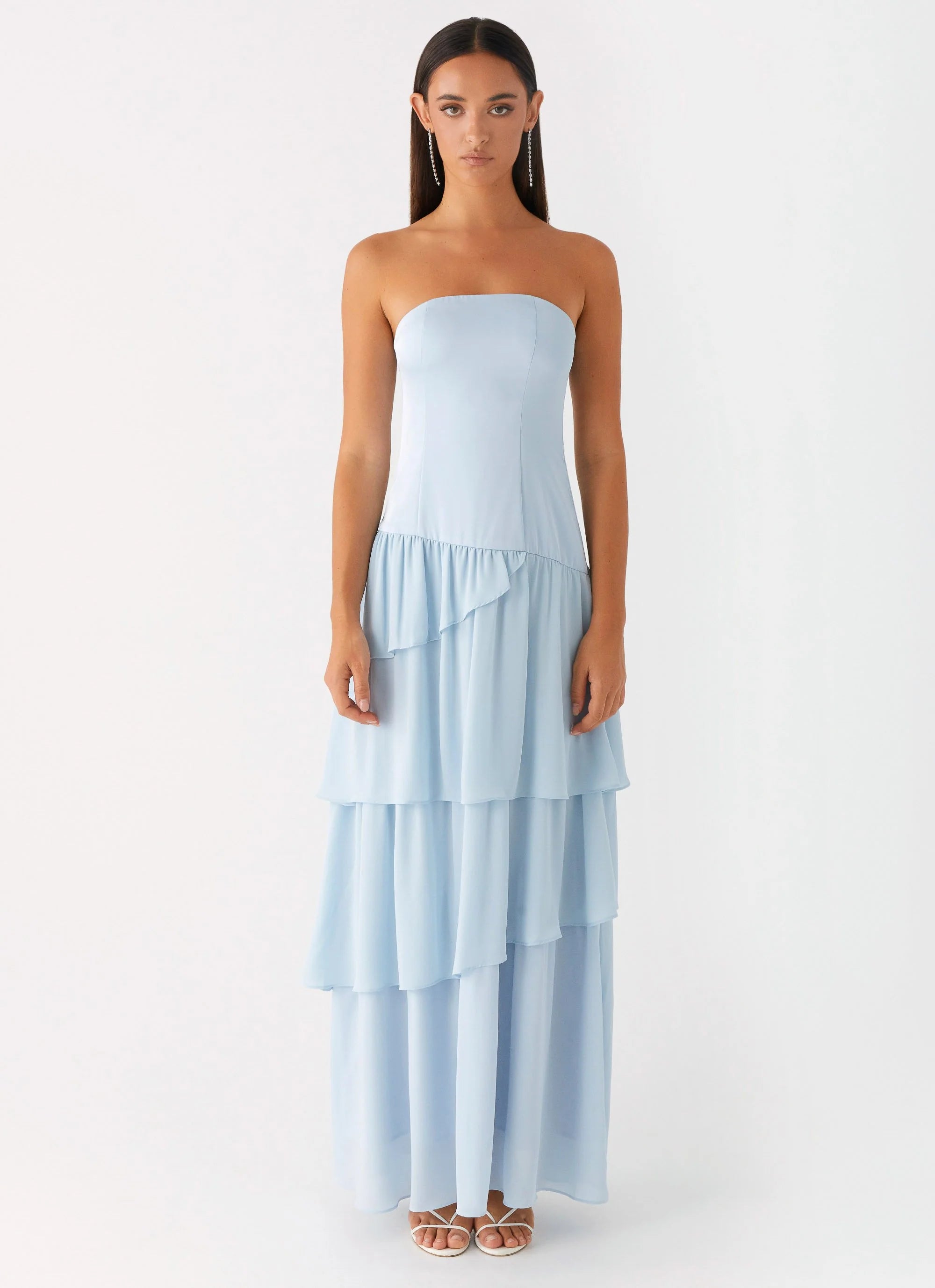 Our Story Maxi Dress - Pastel Blue