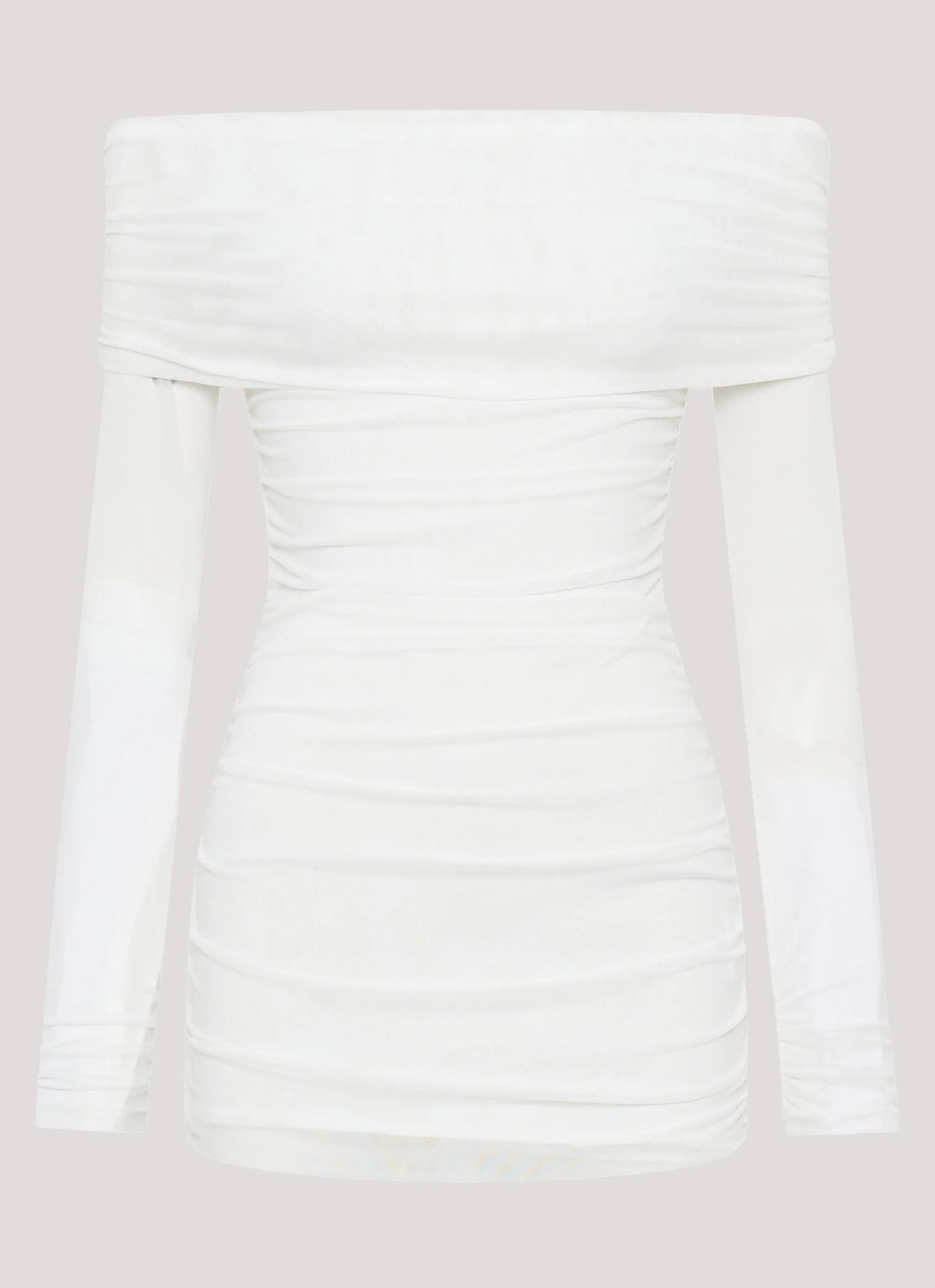 Liquid Spirit Mini Dress - White