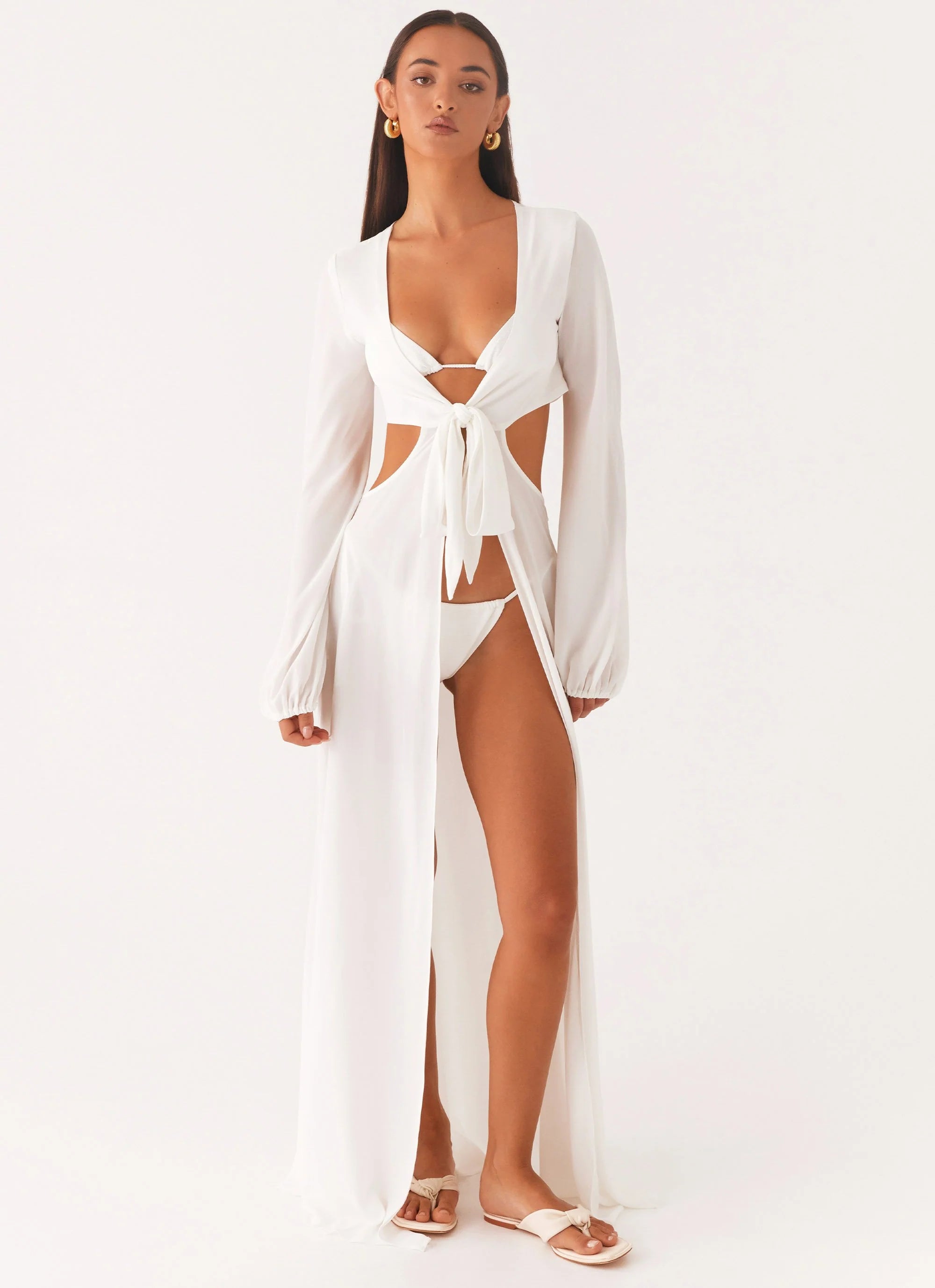 Coastal Maxi Dress - White