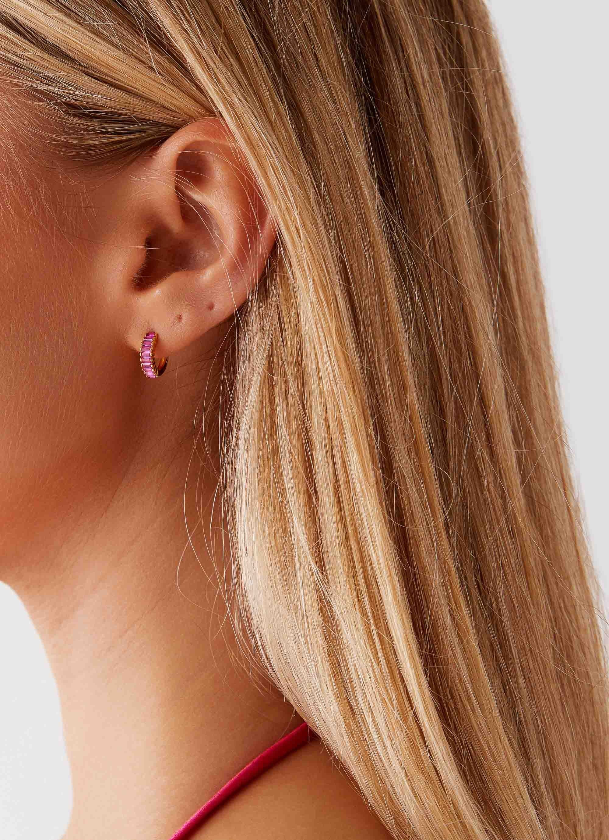 Dance Party Earrings - Pink