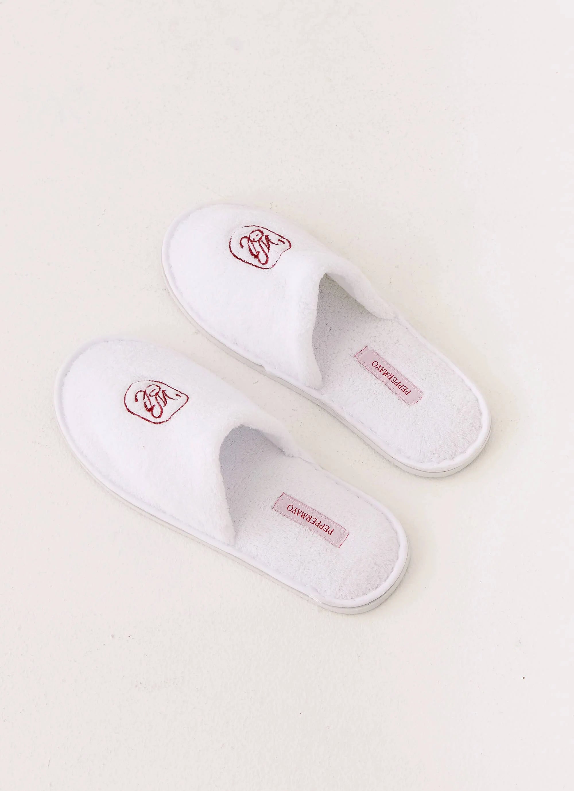 Galaxycond Branded Slippers - White