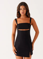 Shea Cut Out Mini Dress - Black