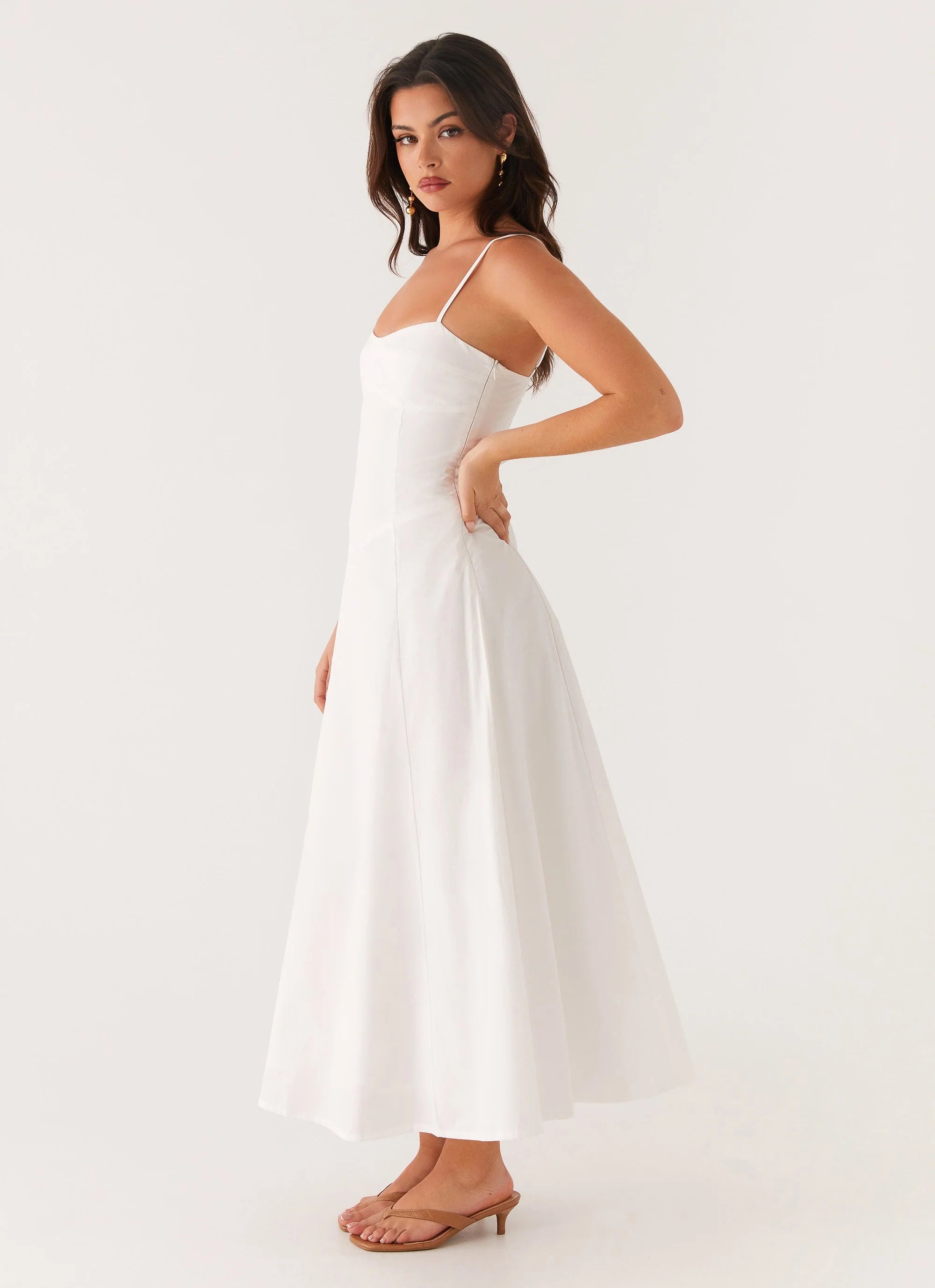 Noosa Midi Dress - White